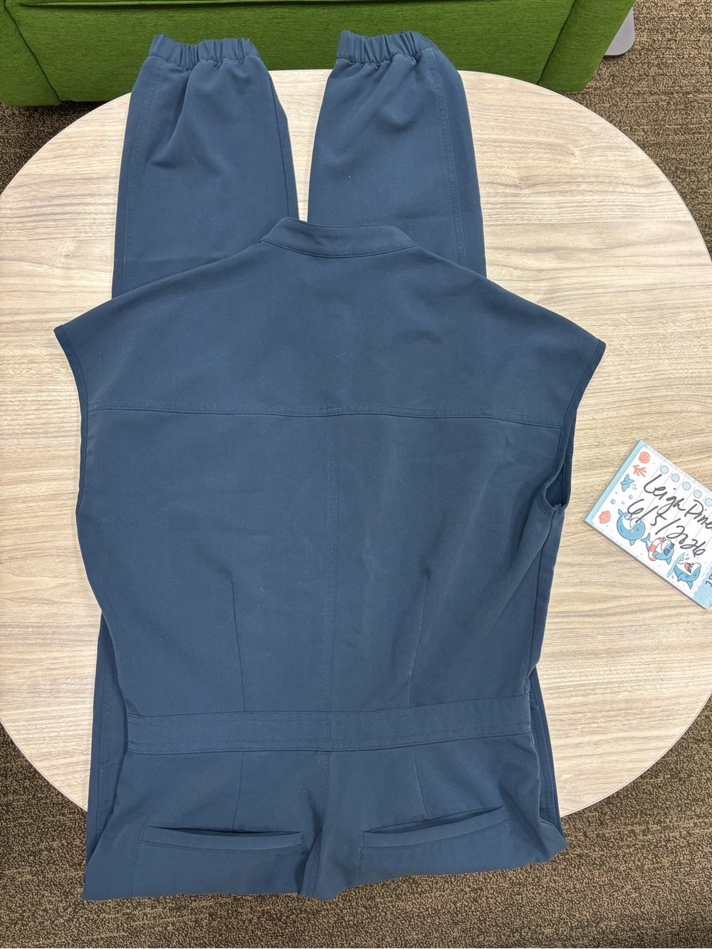 XS Figs Dark Harbor Rafaela Jumpsuit with Jogger bottoms - Picture 2 of 5